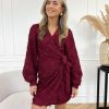 Nova jurk bordeaux