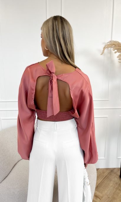 Niena top oud roze