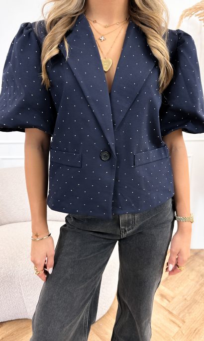 Isabel blazer donkerblauw