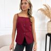 Niya gilet bordeaux rood