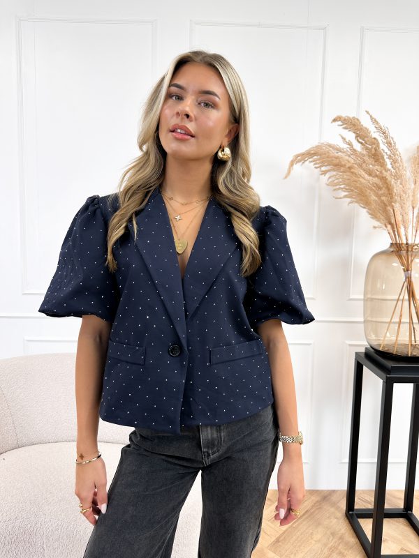 Isabel blazer donkerblauw