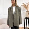 Marie strass blazer groen