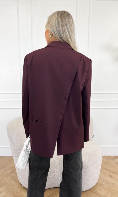 Tessa blazer bordeaux rood