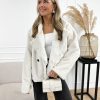 Vanity faux fur jas off white