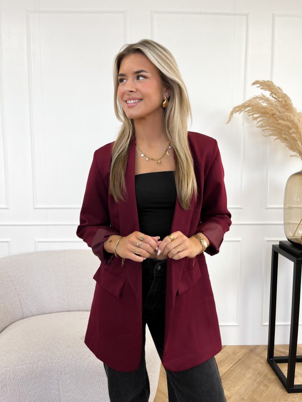 Nataly blazer bordeaux