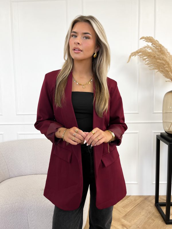 Nataly blazer bordeaux