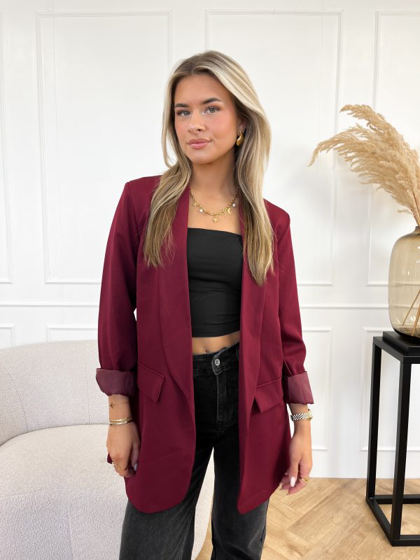 Nataly blazer bordeaux