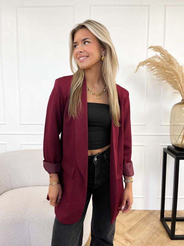 Nataly blazer bordeaux