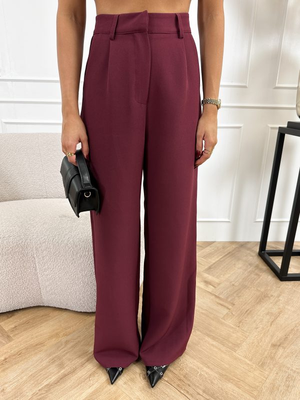 Mayra pantalon bordeaux