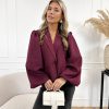 Livi blazer bordeaux rood