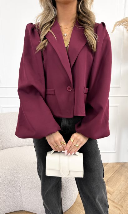 Livi blazer bordeaux rood