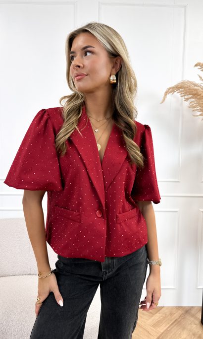 Isabel blazer rood