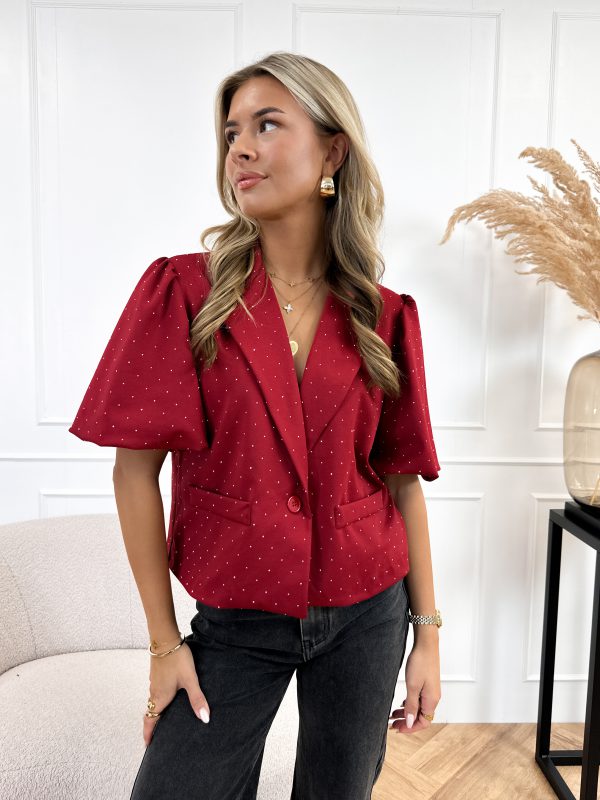 Isabel blazer rood