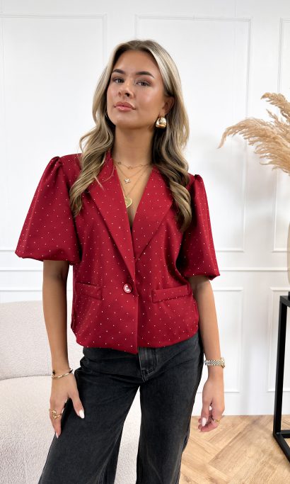 Isabel blazer rood