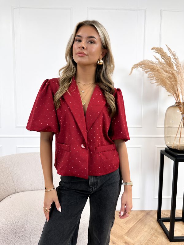 Isabel blazer rood