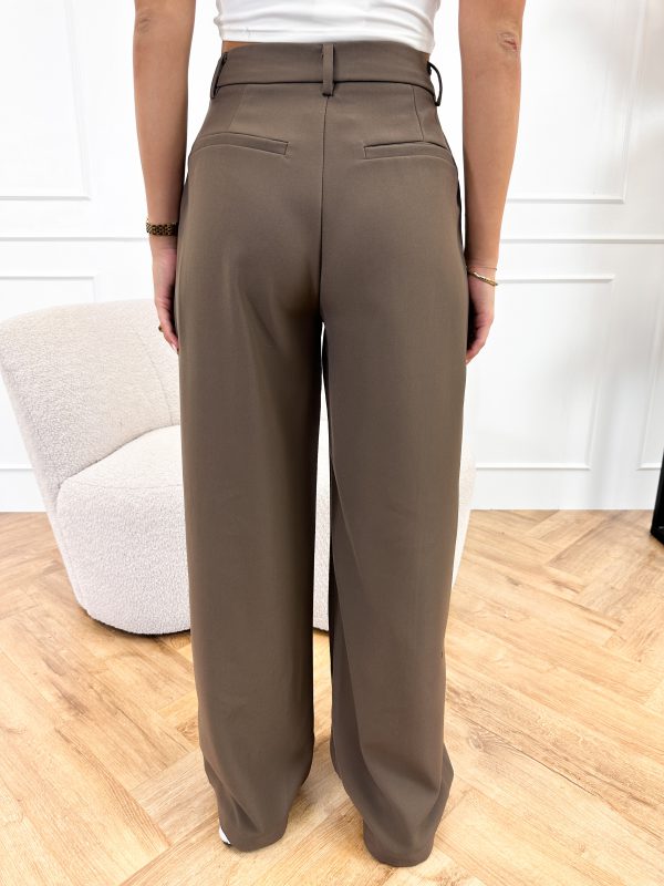 Emely pantalon chocolat