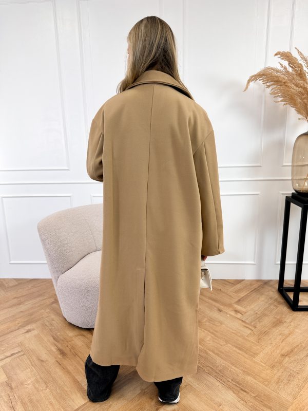 Lydia mantel jas camel