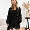 Rosie playsuit zwart