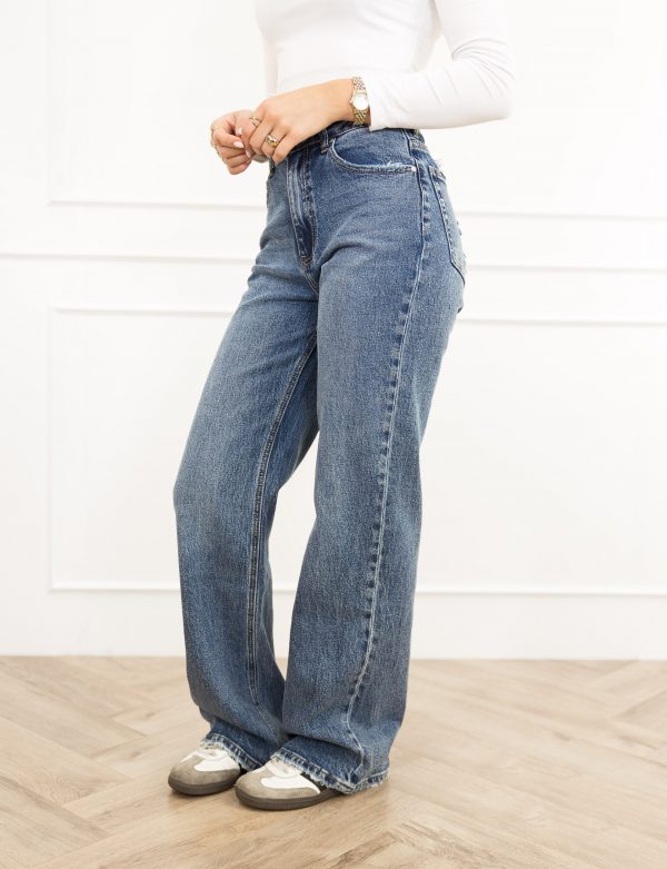 Nadia wide leg jeans blauw