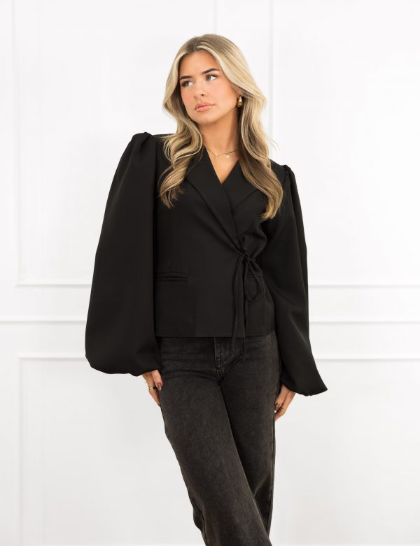 Belle blazer zwart