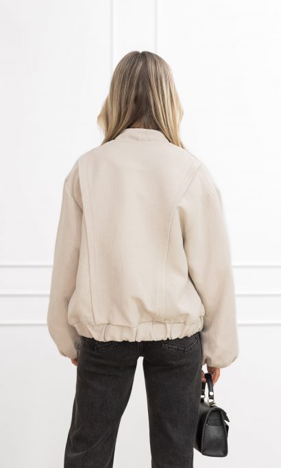 Avendi bomber jas beige