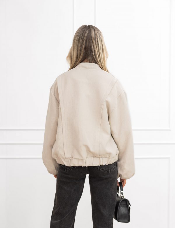 Avendi bomber jas beige