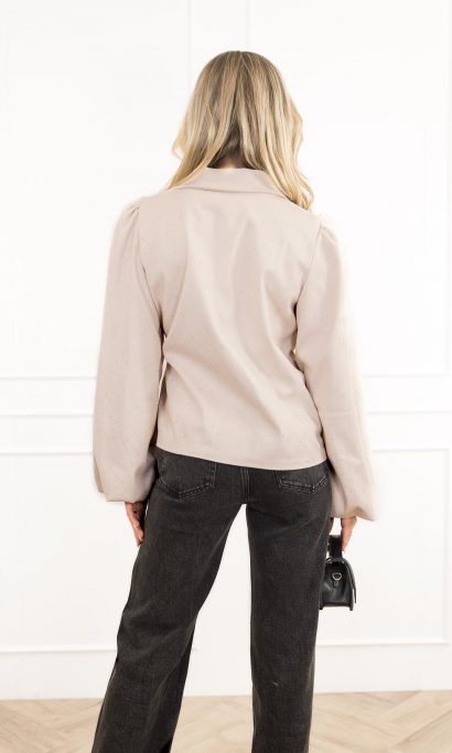 Fleur blazer beige