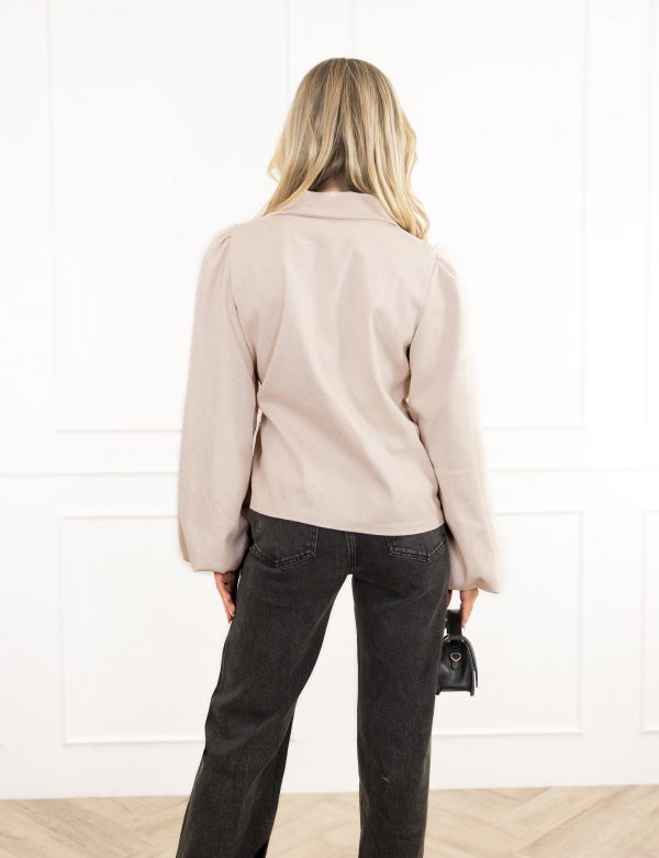 Fleur blazer beige