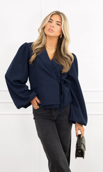 Belle blazer donker blauw