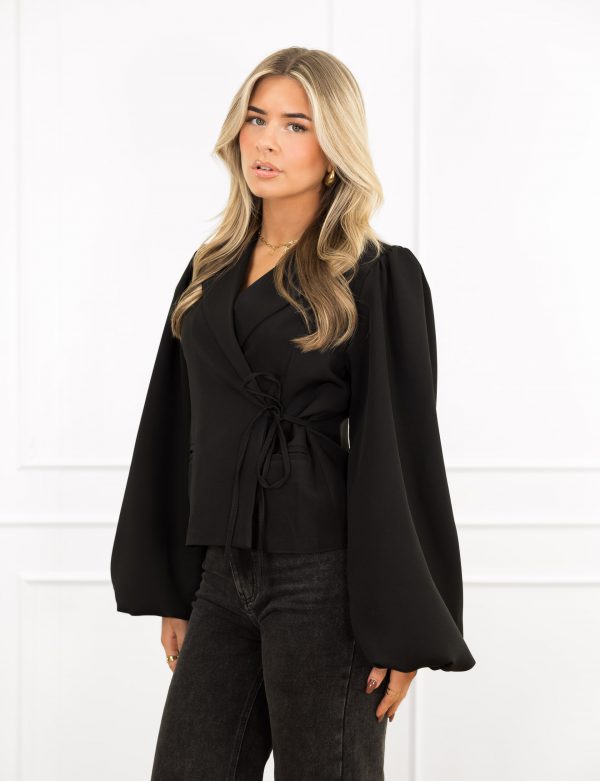 Belle blazer zwart