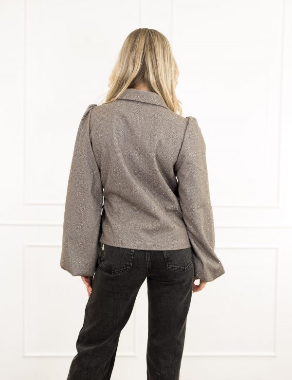 Fleur blazer taupe