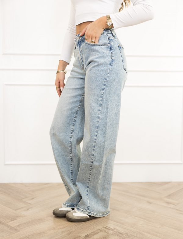 Pipa wide leg jeans blauw