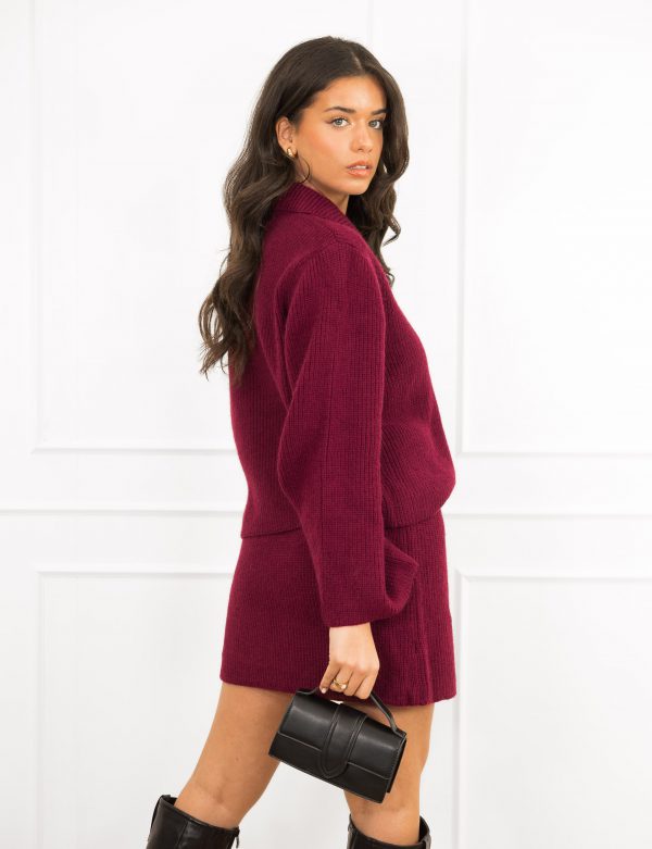 Aimy rok bordeaux rood