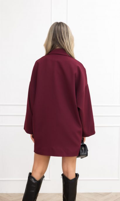 Jelisa blazer jurk bordeaux