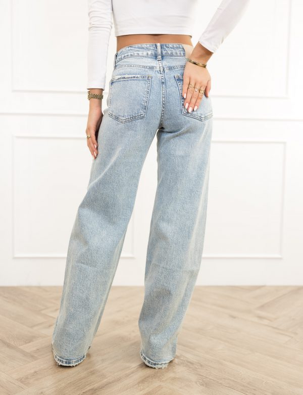 Pipa wide leg jeans blauw