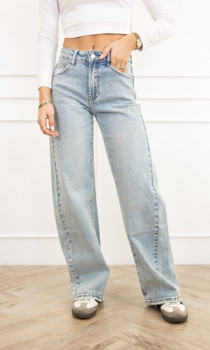 Pipa wide leg jeans blauw