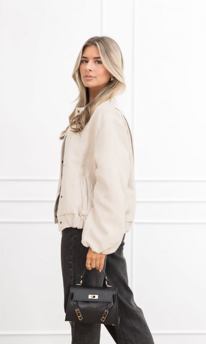 Avendi bomber jas beige