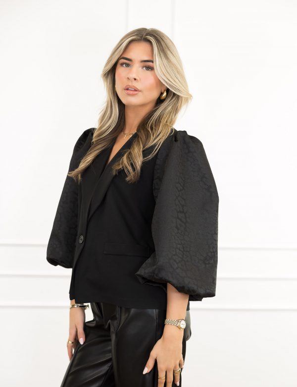 Serina blazer zwart