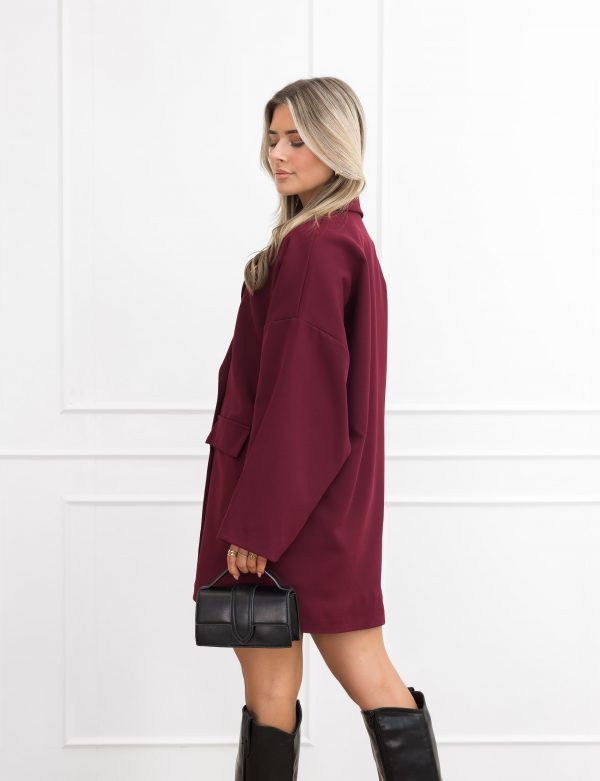 Jelisa blazer jurk bordeaux