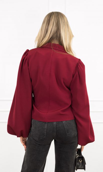 Belle blazer bordeaux