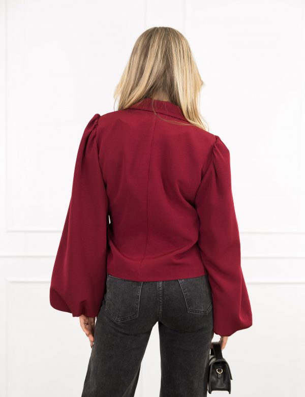 Belle blazer bordeaux