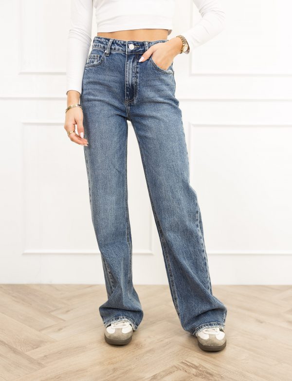 Nadia wide leg jeans blauw