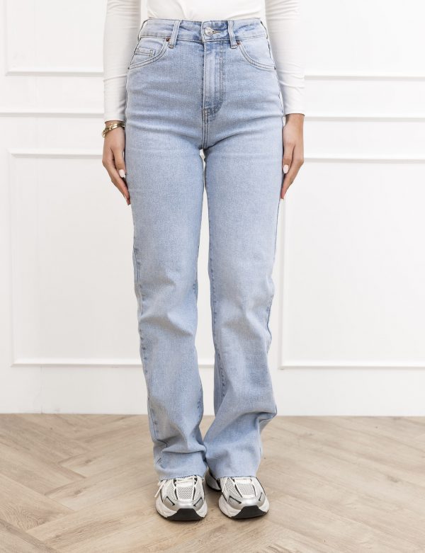 Diny wide leg jeans blauw