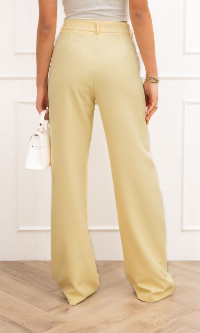 Mila pantalon geel