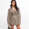 Lela blazer taupe