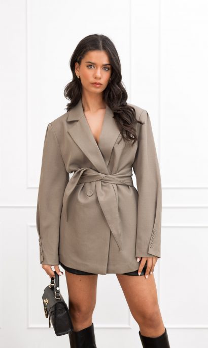 Lela blazer taupe