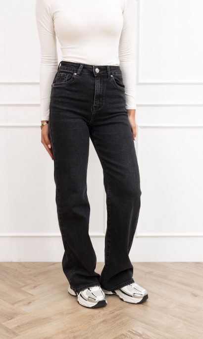 Mirne wide leg jeans zwart