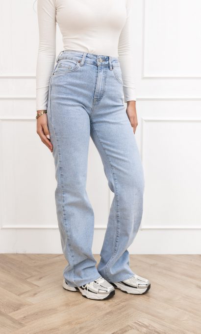 Diny wide leg jeans blauw