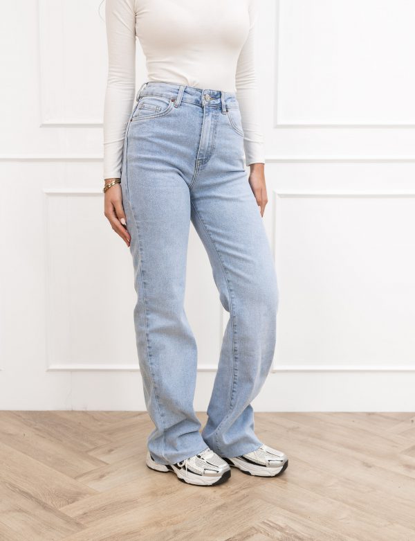 Diny wide leg jeans blauw