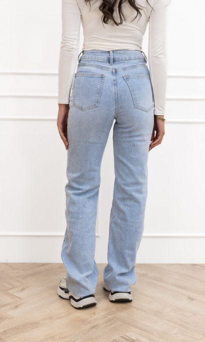 Diny wide leg jeans blauw